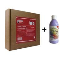 Make & Paint - 20cm Drum Lampshade Making Kit