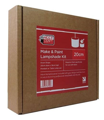 Make & Paint - 20cm Drum Lampshade Making Kit