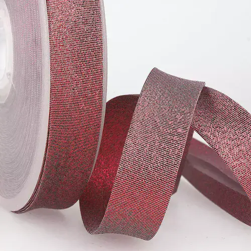 Metallic Bias Binding Trim - 25m x 20mm - Red ID: S4188D20\08