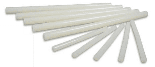 Mini Glue Sticks - 7mm x 10cm long - 12 per pack - Hot melt (Item No: 65709)