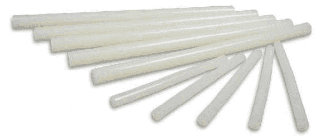 Mini Glue Sticks - 7mm x 10cm long - 12 per pack - Hot melt (Item No: 65709)