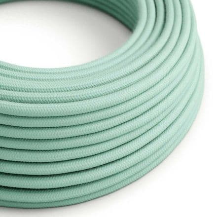 Mint Cotton 3-Core Textile Cable