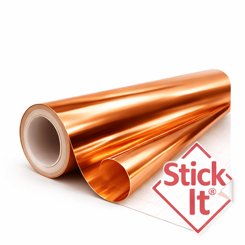Stick-It ® Mirror Copper with Protective film lampshade making materials