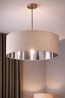 Mirror Silver Self-Adhesive Lampshade Material 134cm  with Protective film- Stick-It ®
