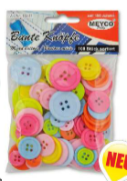 Mixed Buttons x 100 (Item No: 132-81)