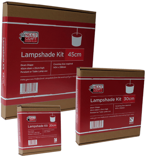 Mixed Trade Kits - 10 x 20cm 10 x 30cm 4 x 45cm Drum Lampshade Kits