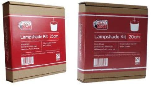Mixed Trade Kits  -  12 x 20cm 12 x 25cm Drum Lampshade Kits