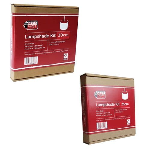 Mixed Trade Kits  -  12 x 25cm 12 x 30cm Drum Lampshade Kits