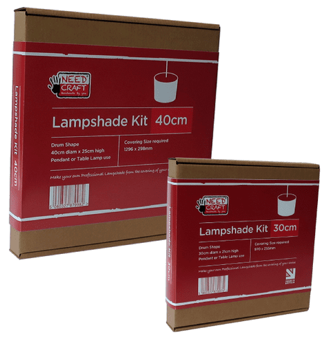 Mixed Trade Kits  -  12 x 30cm 12 x 40cm Drum Lampshade Kits