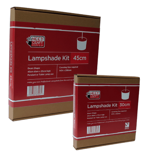 Mixed Trade Kits  -  12 x 30cm 12 x 45cm Drum Lampshade Kits