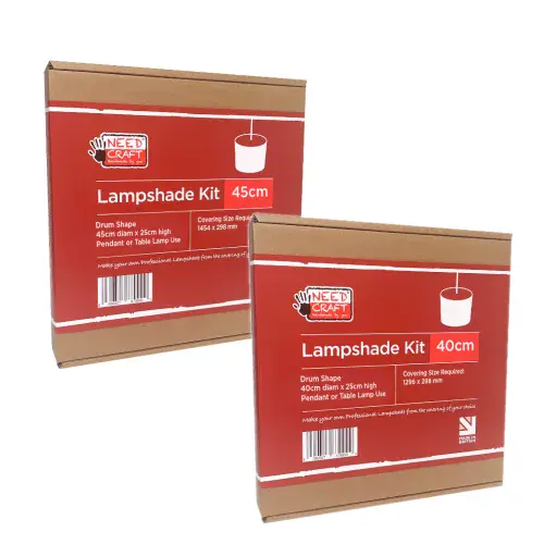 Mixed Trade Kits - 12 x 40cm 12 x 45cm Drum Lampshade Kits