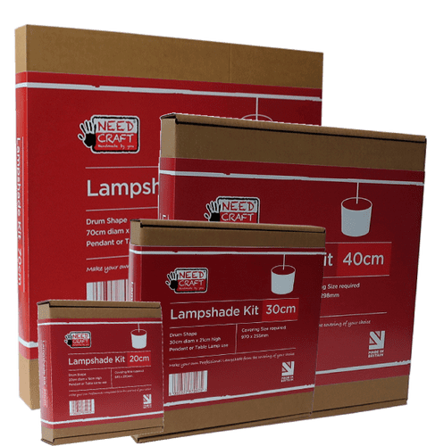 Mixed Trade Kits  -  6 x 20cm  6 x 30cm  6 x 40cm   6x70cm Drum Lampshade Kits