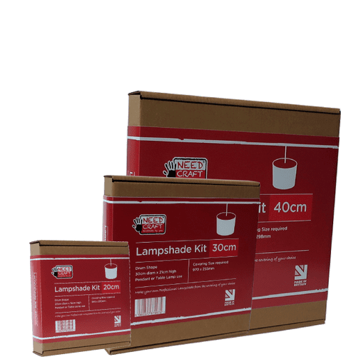 Mixed Trade Kits  -  8 x 20cm 8 x 30cm 8 x 40cm Drum Lampshade Kits