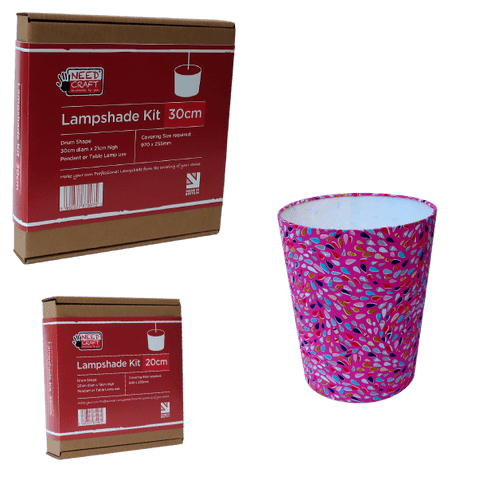 Mixed Trade Lampshades Kits and Bins - 8 x 20cm 8 x 30cm 8 x Bins