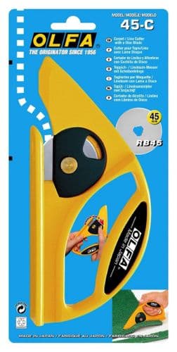 OLFA 45-C Carpet and Linoleum Rotary Cutter 45nmm OLF/45C