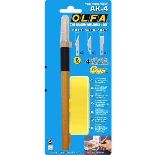 Olfa AK-4 Comfort Grip Premium Art & Craft Knife