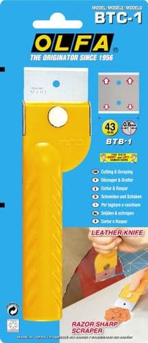 Olfa Glass Multi-Purpose Razor Edge Scraper    43mm     OLF/BTC1