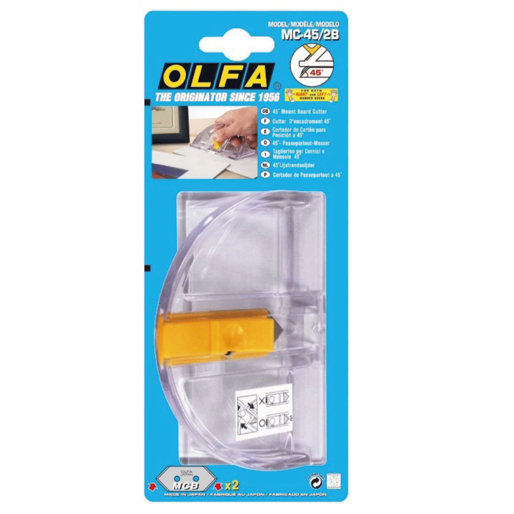 Olfa MC-45 Mat Cutter - Includes 2 Spare Blades OLF/MC45/2B