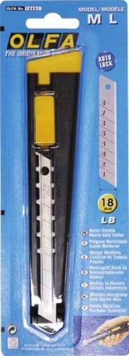 Olfa Multi Purpose Snap-Off Metal Body Cutter 18mm OLF/ML