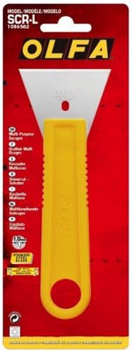 Olfa Professional Razor Edge Scraper with Stainless Steel fixed Blade 60mm      OLF/SCRL
