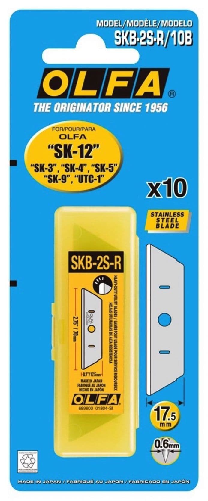 Olfa Replacement Blades SKB-2SR/10B