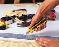 Olfa Retractable Auto-Lock Utility Safety Knife Cutter & Comfort Grip  OLF/UTC1