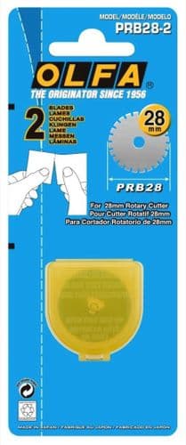 Olfa Rotary Blade 28mm (Pack of 2)   OLF/PRB282