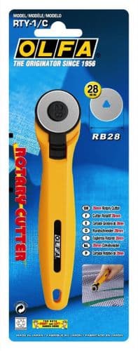 Olfa Rotary Cutter 28mm (Contour Handle Version) RTY-1/C