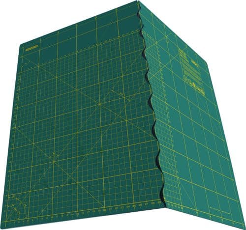 Olfa Self Healing Folding Multi Purpose Cutting Mat A2 (62cm x 45cm)     OLF/FCMA2