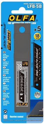 Olfa Speed Blade 18Mm 18mm (Pack of 5) OLF/LFB5B 18mm