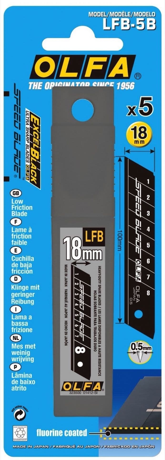 Olfa Speed Blade 18Mm 18mm (Pack of 5) OLF/LFB5B 18mm