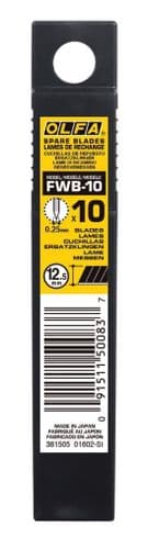 Olfa Wallpaper Blade 12.5mm (Pack of 10) OLF/FWB10