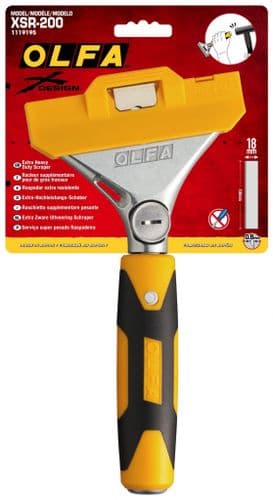 Olfa  X-DESIGN Heavy Duty Professional scraper 200mm    OLF/XSR200