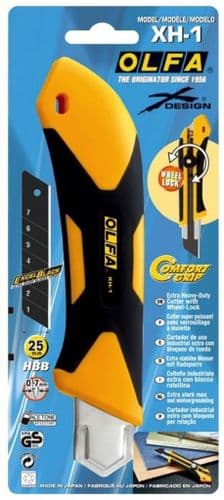 Olfa X Design Snap Cutter With Wheel Lock 25mm OLF/XH1