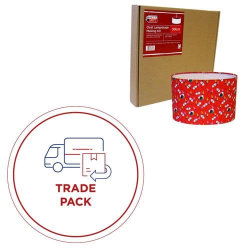 Oval Lampshade Making Kits - Mixed Trade Packs