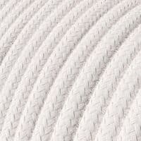Pale Pink Cotton 3-Core Textile Cable