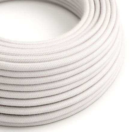 Pale Pink Cotton 3-Core Textile Cable