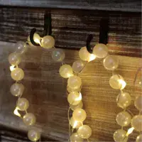 Pearl and LED Fairy Lights - 1m - Timer Function | Dannells