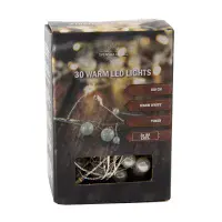 Pearl and LED Fairy Lights - 1m - Timer Function | Dannells