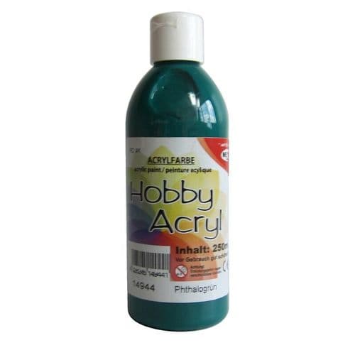 Phthalo Green Acrylic Paint - 250ml