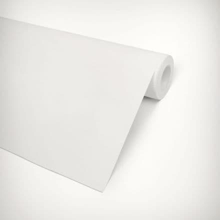 Plain PVC 300 Micron Rigid Lampshade Material - 150cm - White