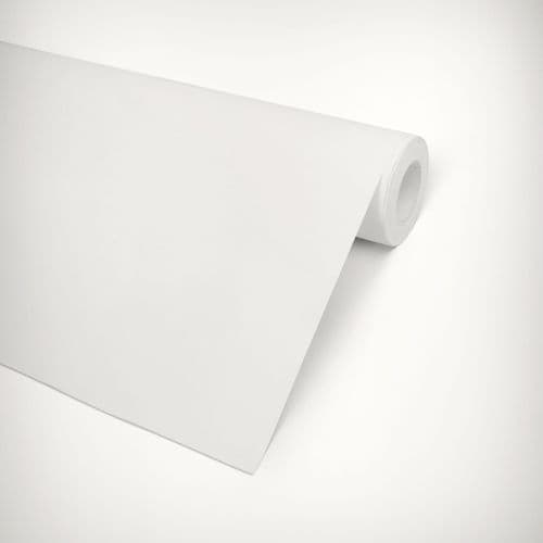 Plain PVC 400 Micron Extra Rigid Lampshade Material - 150cm - White