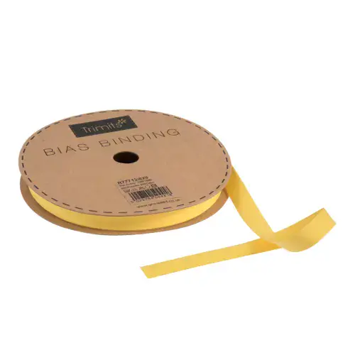 Polycotton Bias Binding Trim - 20m x 13mm - Canary ID: R77713\629