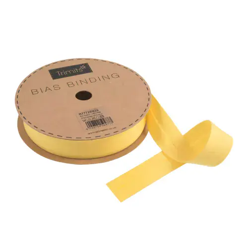 Polycotton Bias Binding Trim - 20m x 25mm - Canary ID: R77725\629