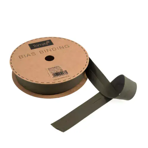 Polycotton Bias Binding Trim - 20m x 25mm - Grass