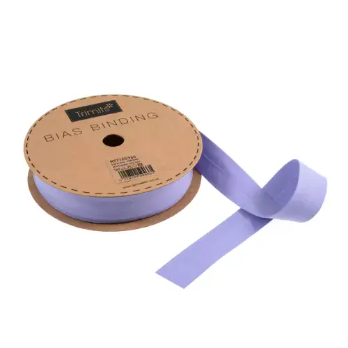 Polycotton Bias Binding Trim - 20m x 25mm - Heather ID: R77725\165