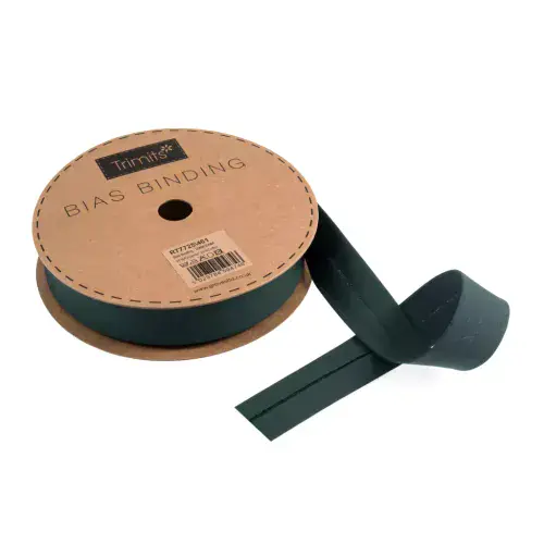 Polycotton Bias Binding Trim - 20m x 25mm - Hunter ID: R77725\461