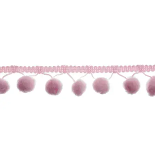 Pom Pom Trim - 18m x 20mm - Light Pink