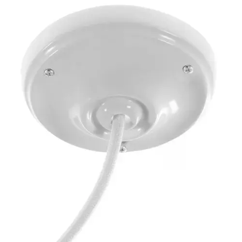 Porcelain Ceiling Rose Kit - White