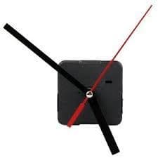 Quartz Clock Movement - Short Shaft 4mm - with a Set of Black Hands